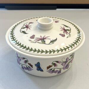 Portmeirion Botanic Garden Round Hot Food Serving Bowl w/ Lid!